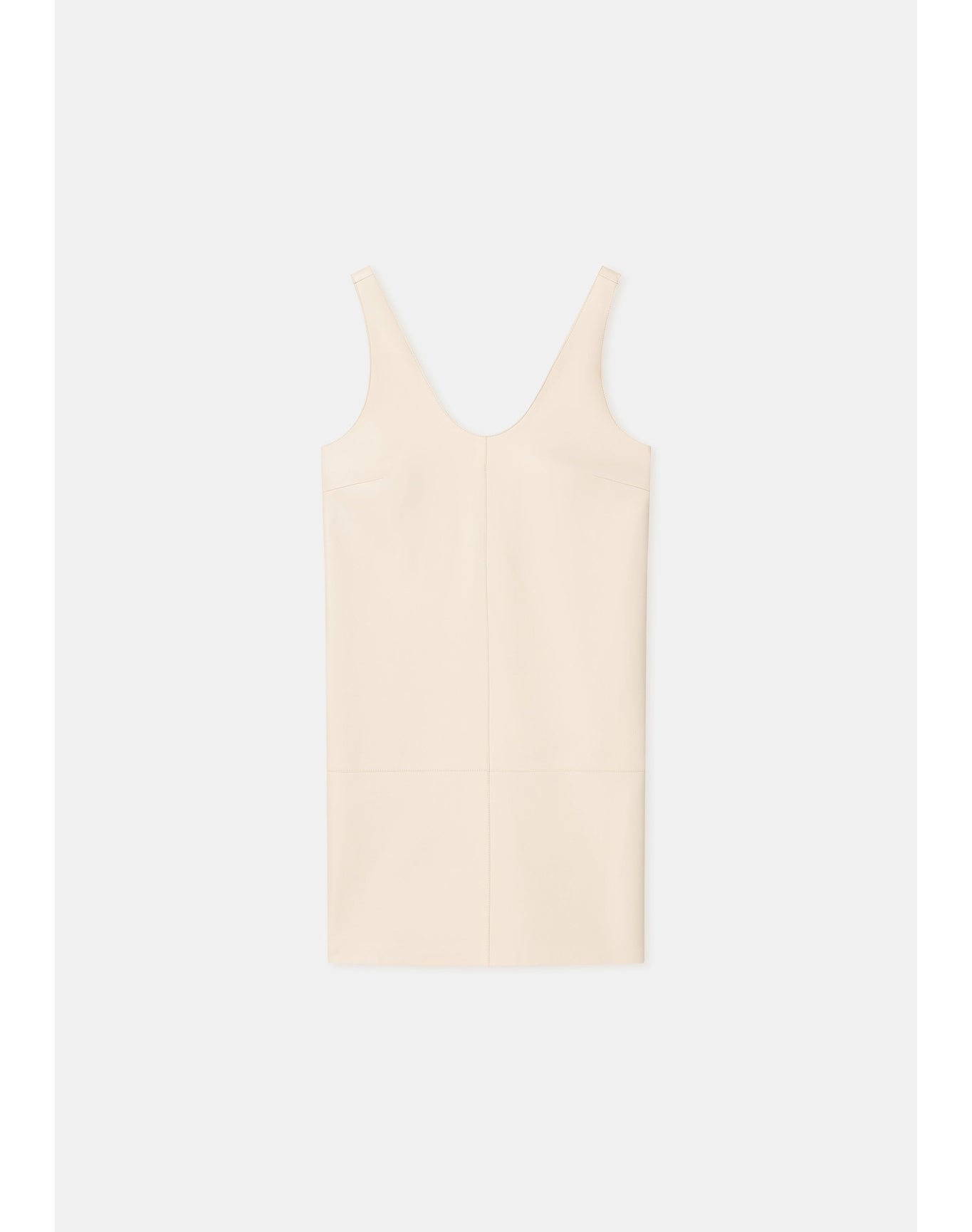 Adella | Leather Mini Dress | Buttermilk