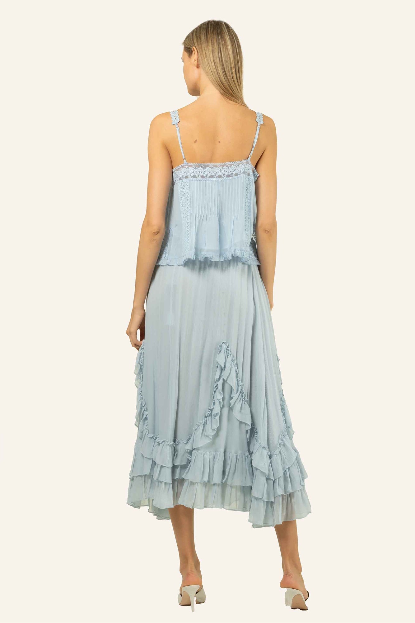 Calantha Top | Cloud Blue