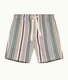 Alex Relaxed Fit Canvas Drawcord Shorts | Multi