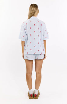 Alexea Pajama Shirt | Lobster Print