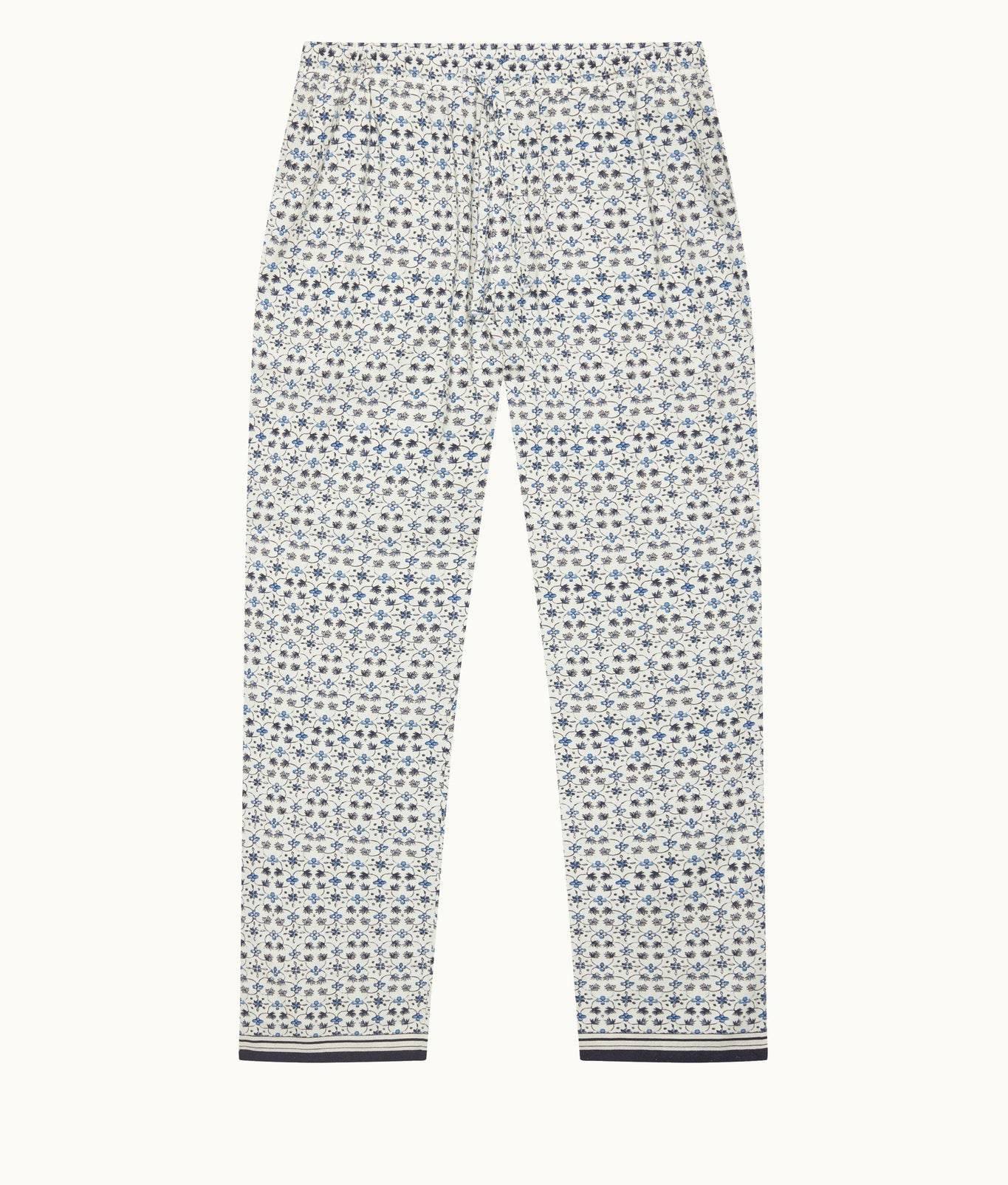 Alfred Fiore Print Relaxed Fit Lounge Trousers | Cashew