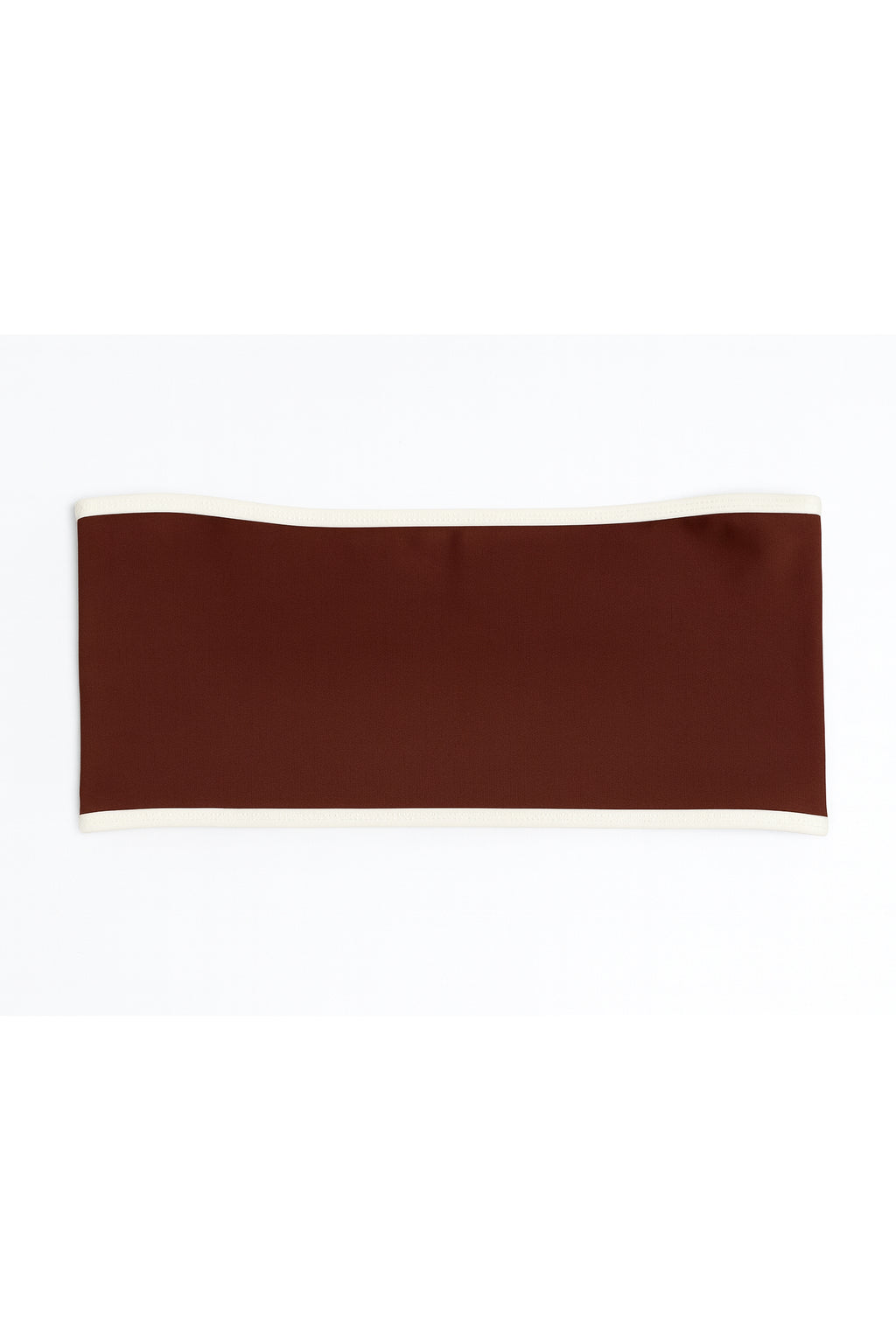 All Around Bandeau | Mocha w Ivory Contrast