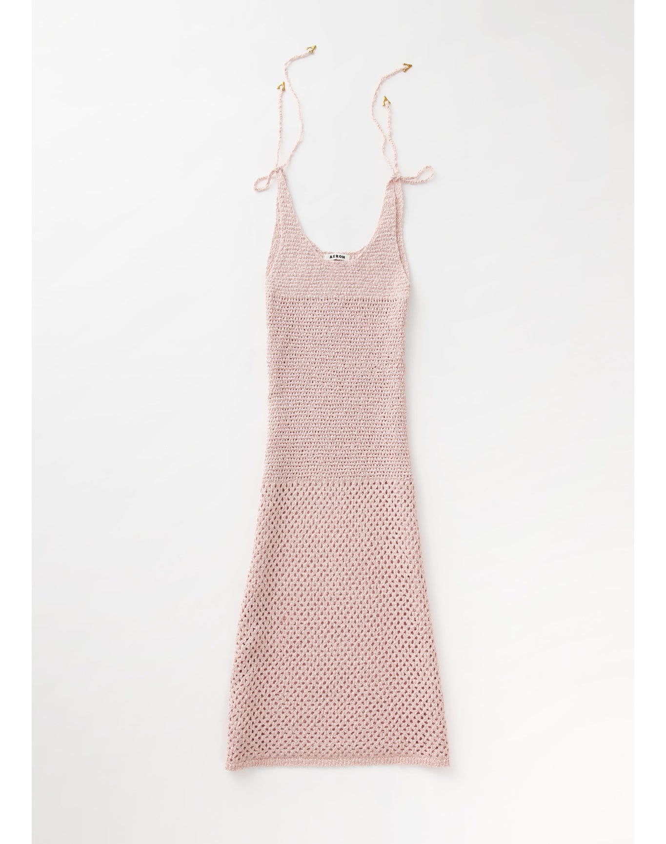 Almond | Knit Maxi Dress | Pale Rose