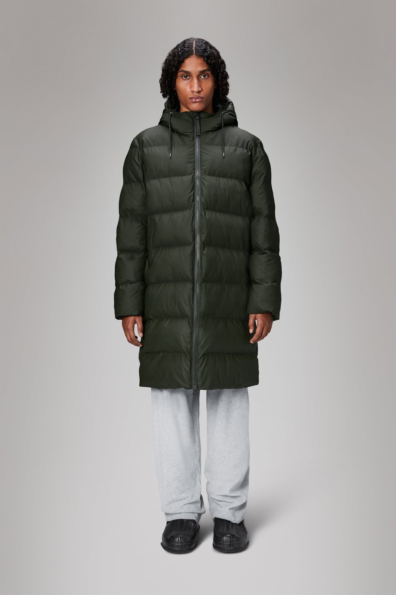 Alta Longer Puffer Jacket | Green