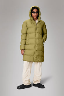 Alta Longer Puffer Jacket | Khaki