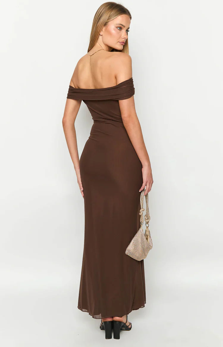 Amabella Maxi Dress | Brown