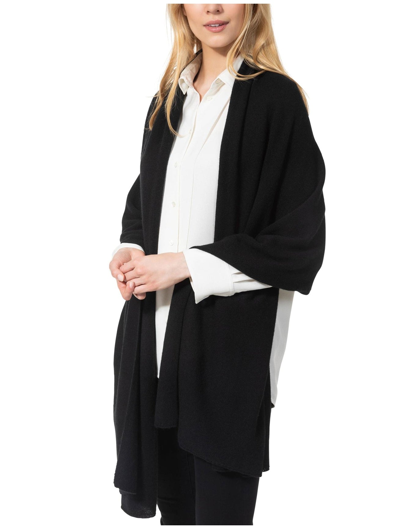 Amicale Cashmere | Women | Women's Wrap | Black