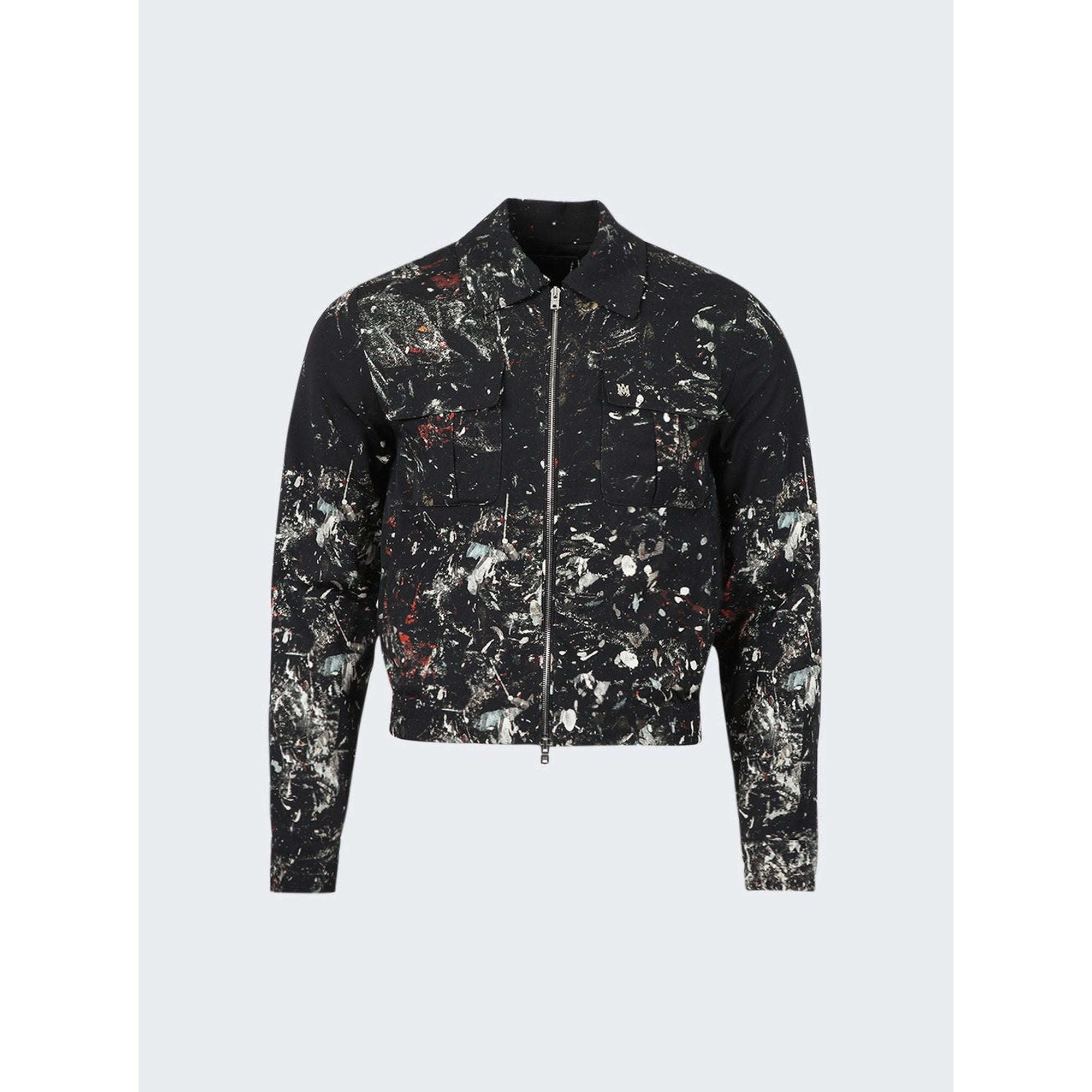 Amiri | Men | Paint Splatter Blouson Black