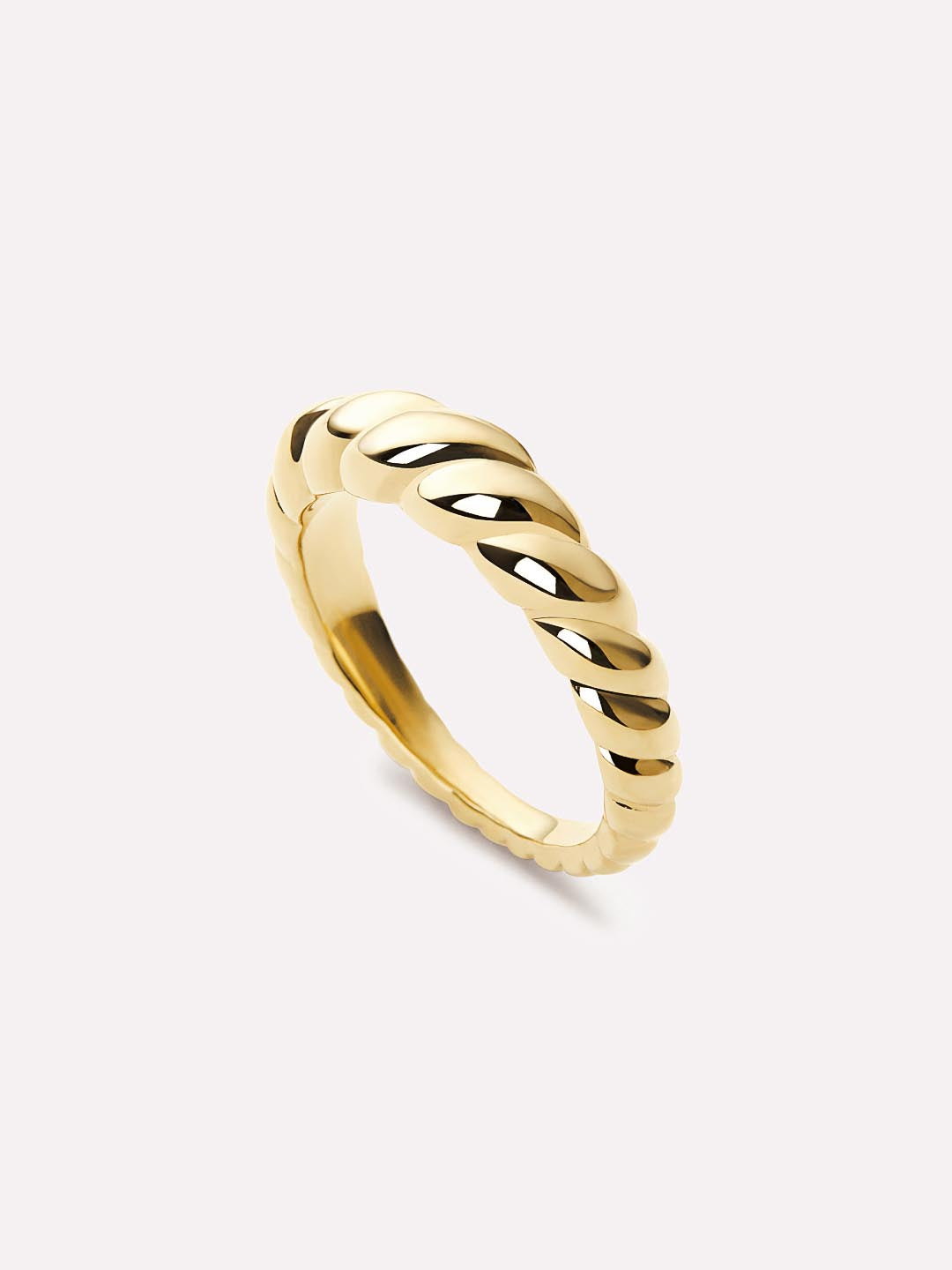 Ana Luisa Jewelry Rings Gold Twist Ring Rope Slim