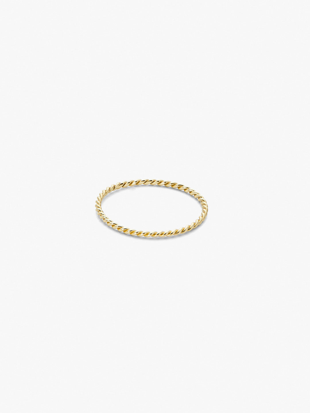 Twist Band Ring | 10K Solid Gold