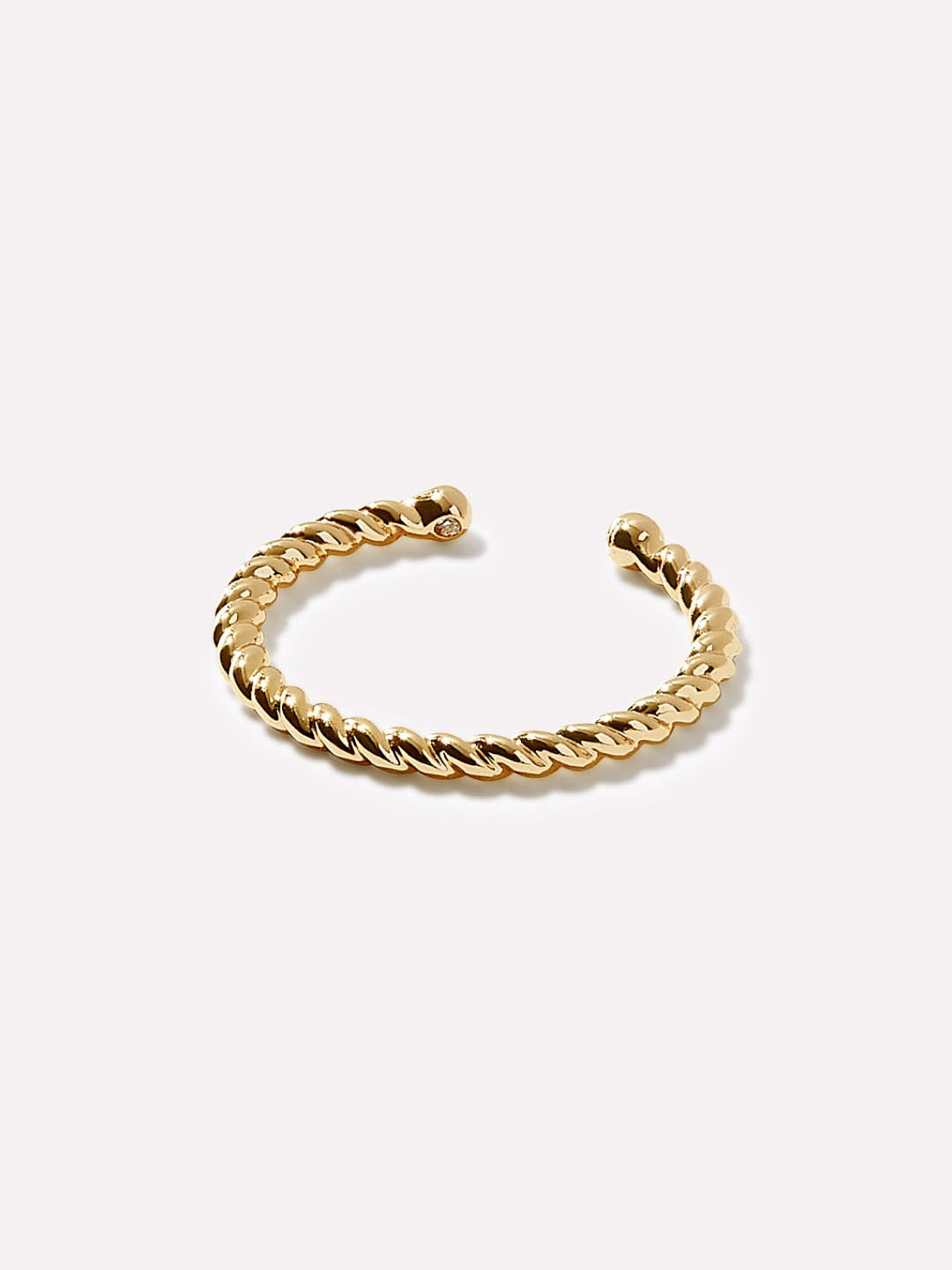 Ana Luisa Jewelry Rings Twisted Adjustable Ring Rope Mini Gold