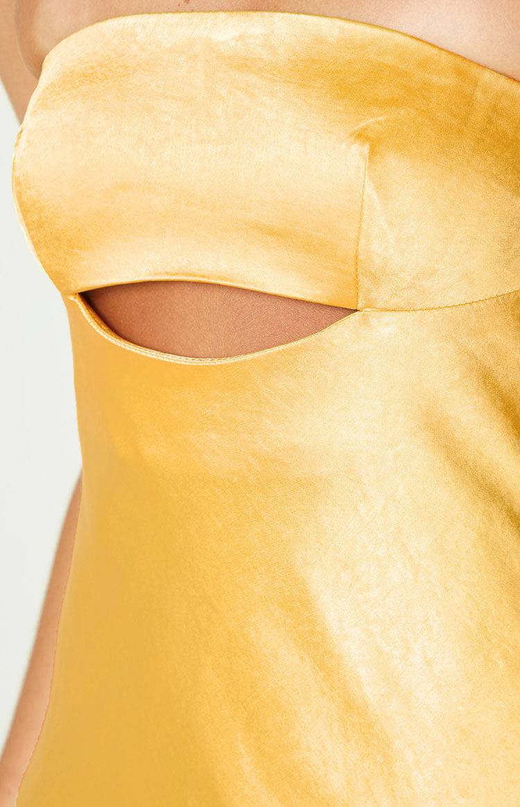 Anais Mini Dress | Yellow
