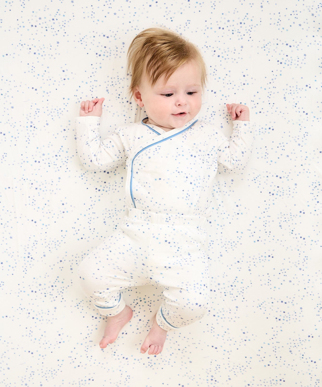 Boys | Andy Baby Legging | Blue/White