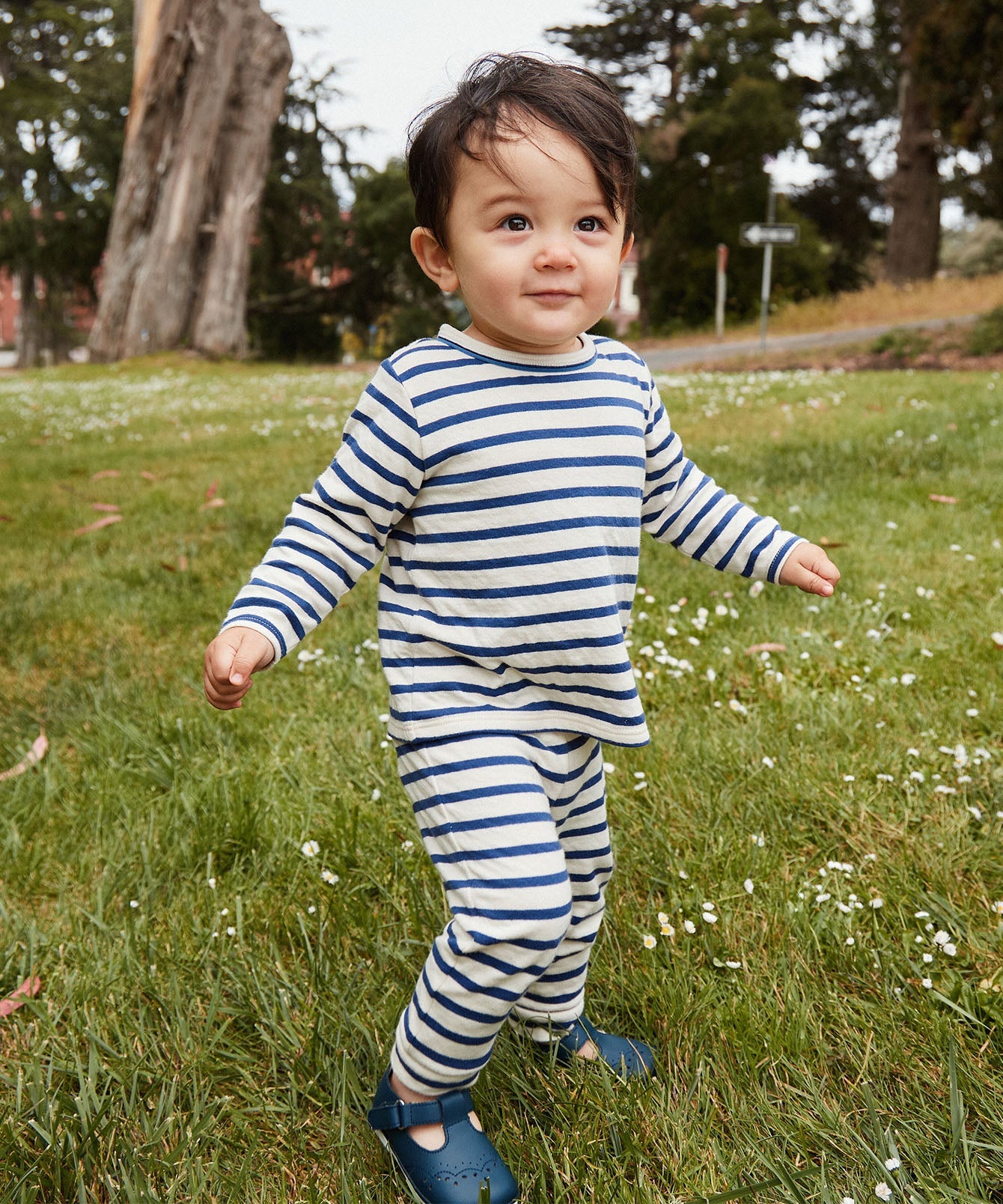 Kids Unisex | Andy Baby Legging | Blue/Neutral