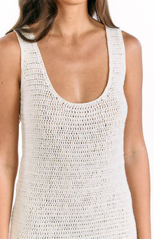 Annalee Crochet Mini Dress | Cream