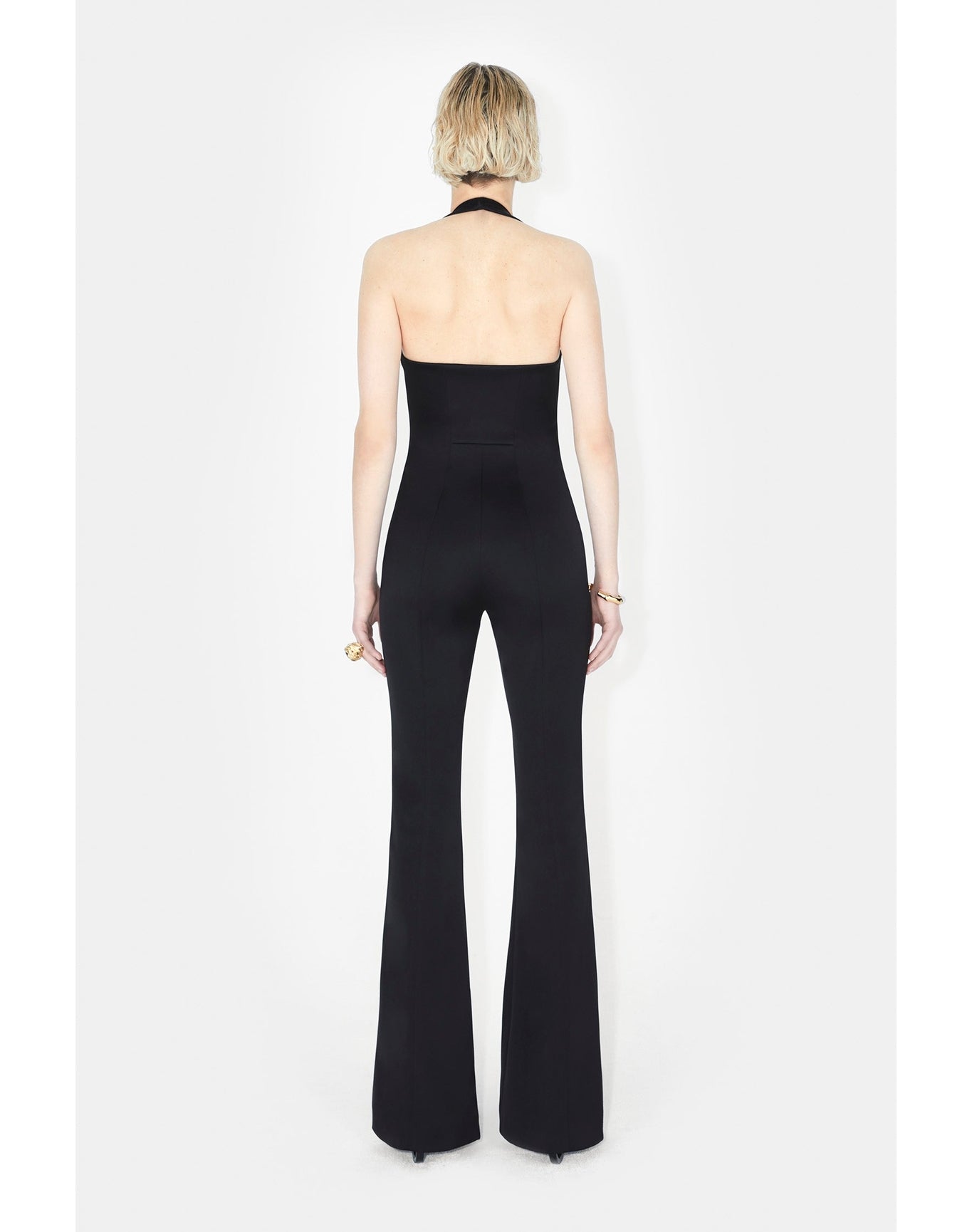 Arch Halter Jumpsuit | Black