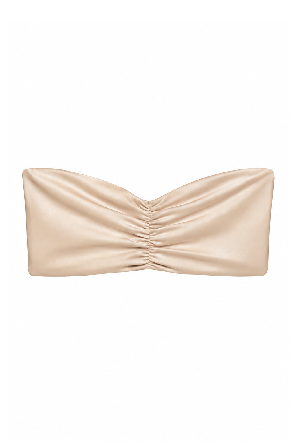 Ava Bandeau | Beige Sheen