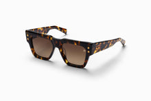 Unisex | B - Army Sunglass | Spotted Havana - Gold | Dark Brown Gradient