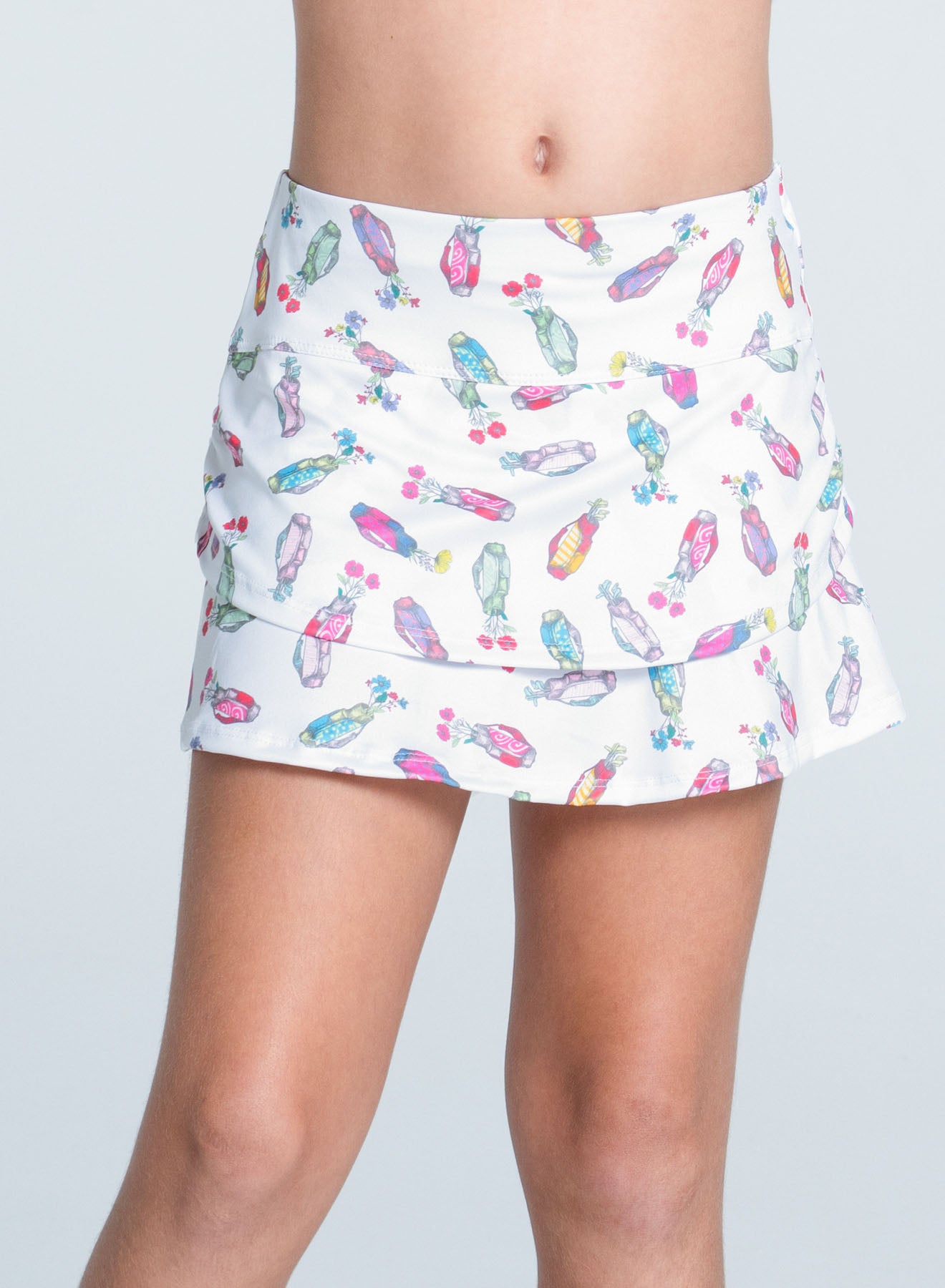 Kids | Let's Par-tee Skirt W/back Pocket | Multi