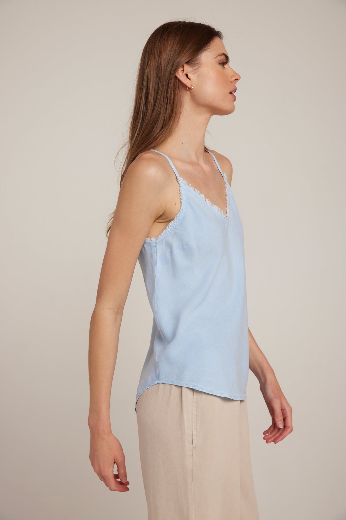 Frayed Cami | Blue Oasis