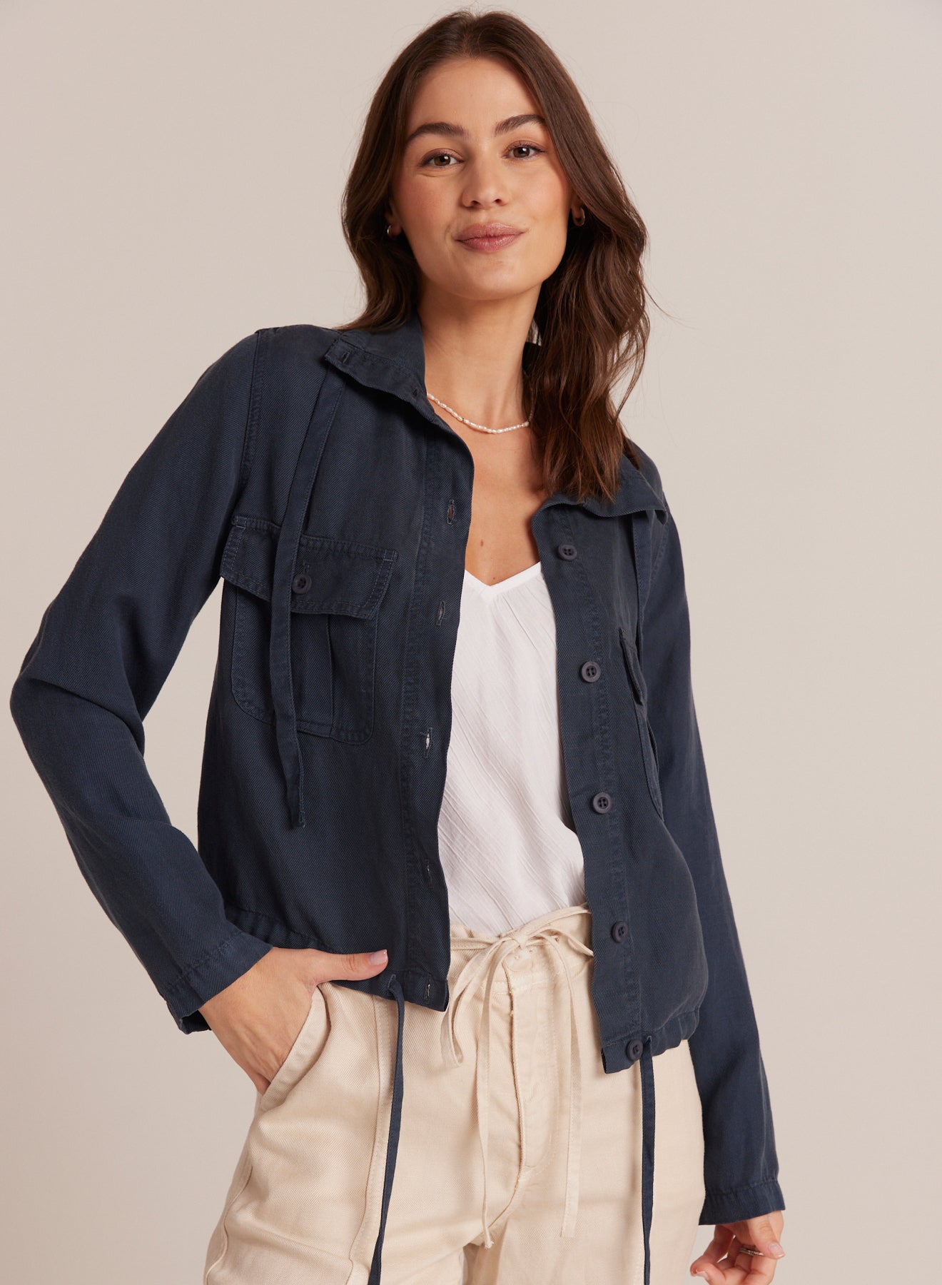 River - Utility Tie Jacket - Coastal Navy