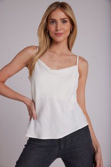 Cowl Neck Camisol - Winter White