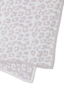 CozyChic Barefoot in the Wild Adult Throw - Leopard | Cream/Stone