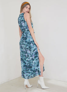 Bella DahlSleeveless Button Down Maxi Dress - Garden Camo PrintDresses