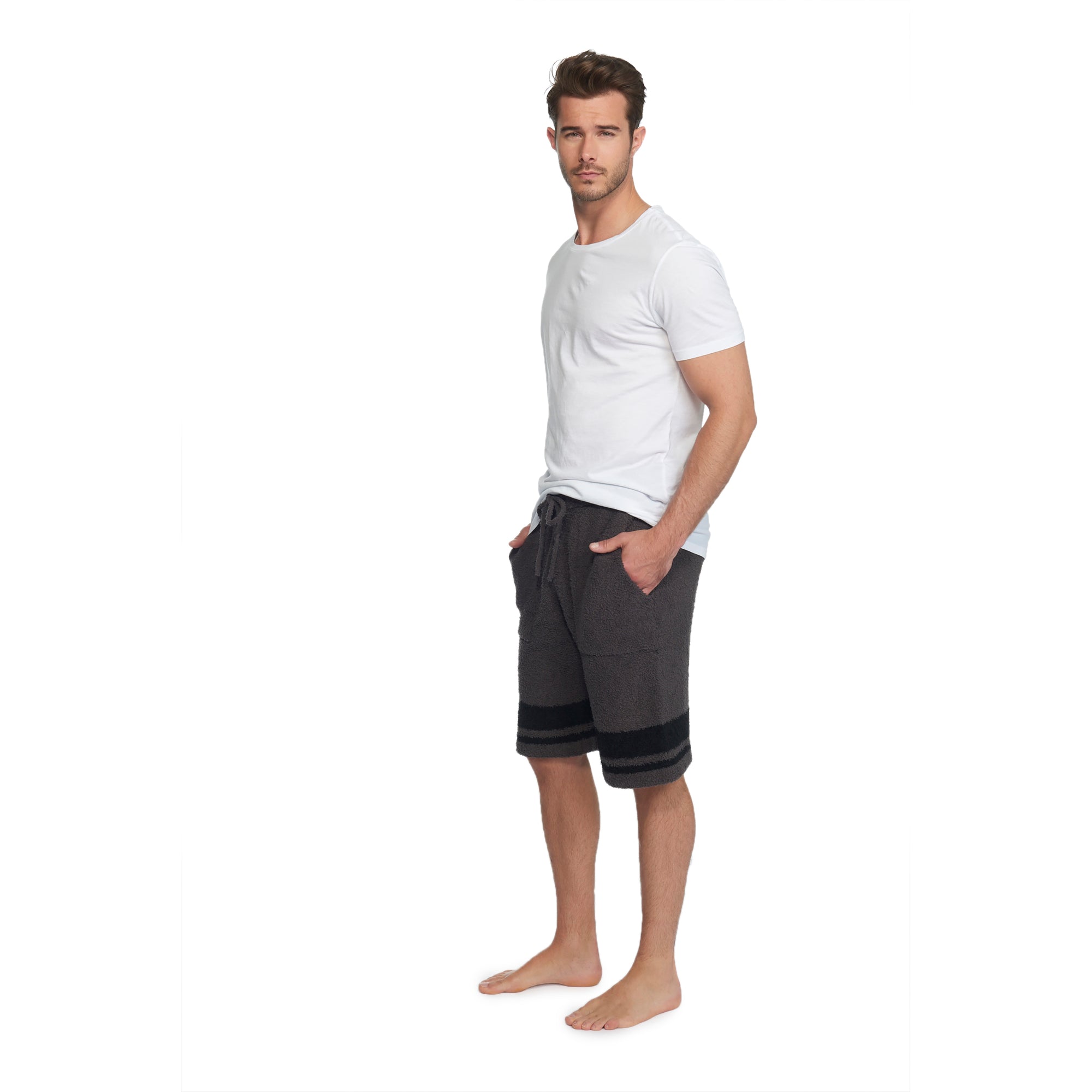 Cozychic Men's Baja Short | Carbon/Black