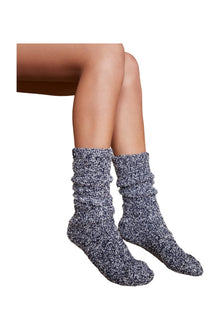 Youth | Cozychic Heathered Socks | He Indigo/White
