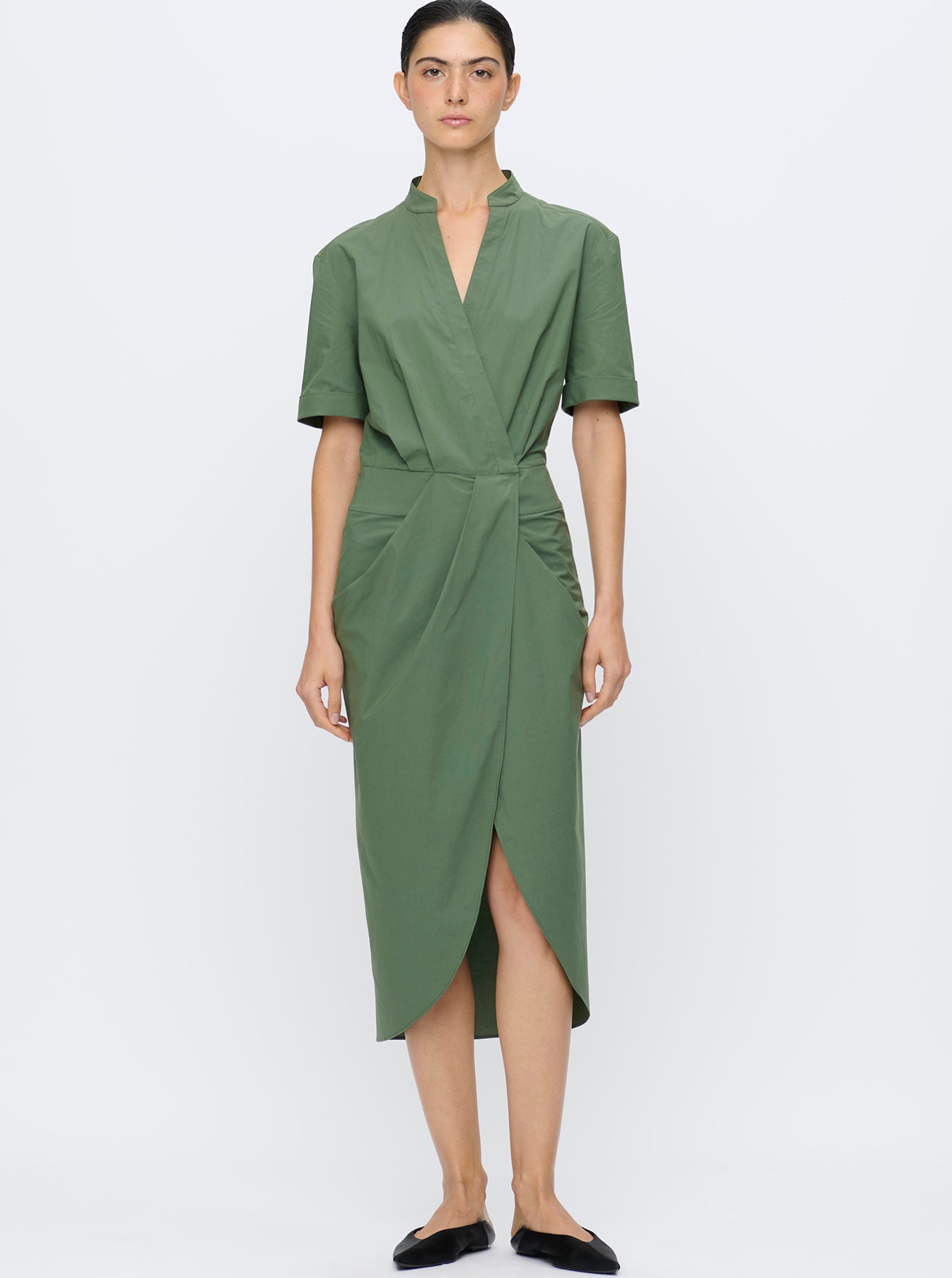 Bali Wrap Dress | Military