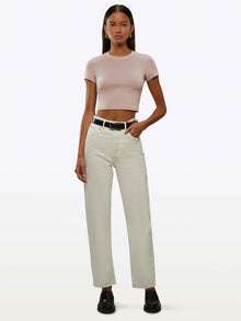 Womens | Tomboy Slim-Fit Tomboy-Cotton Tee Cropped | Ballet