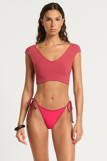 Hattie Crop | Sienna/Scarlet