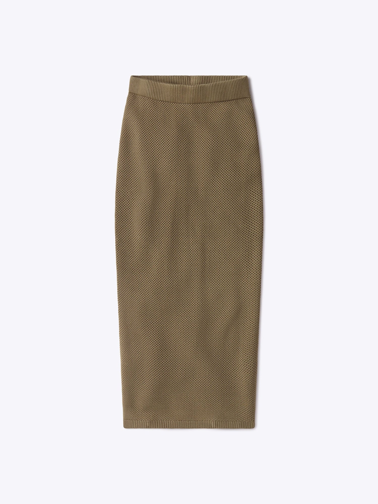 Womens | Portofino Form-Fitting Midi Skirt | Bay Leaf