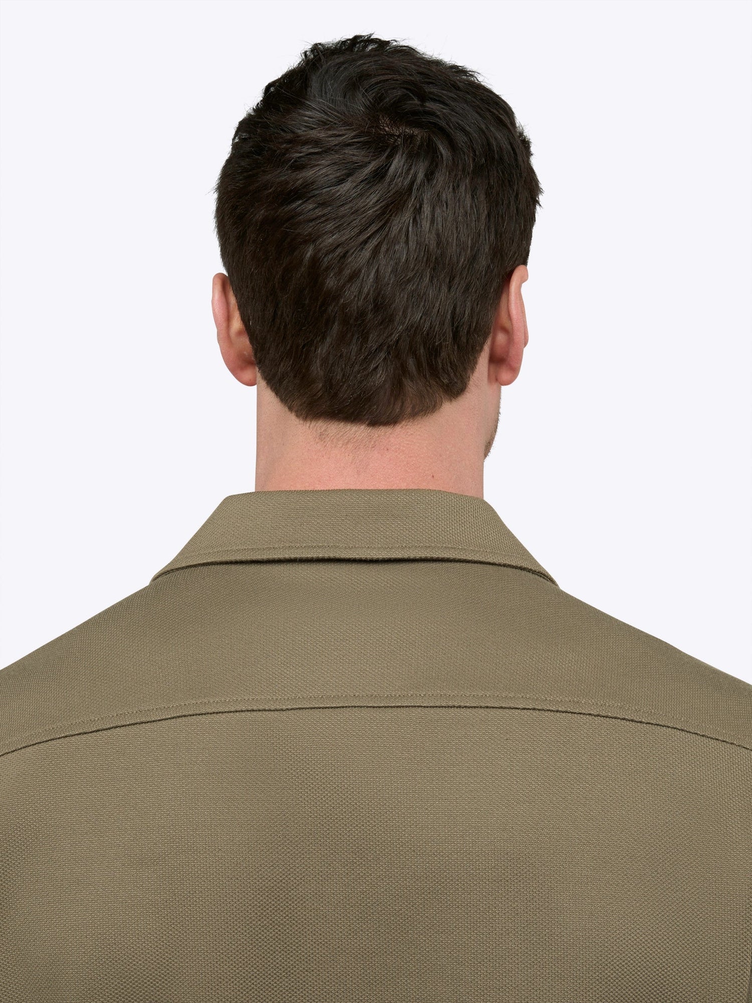 Mens | Elevate Pique Classic-Fit Button Up | Bay Leaf