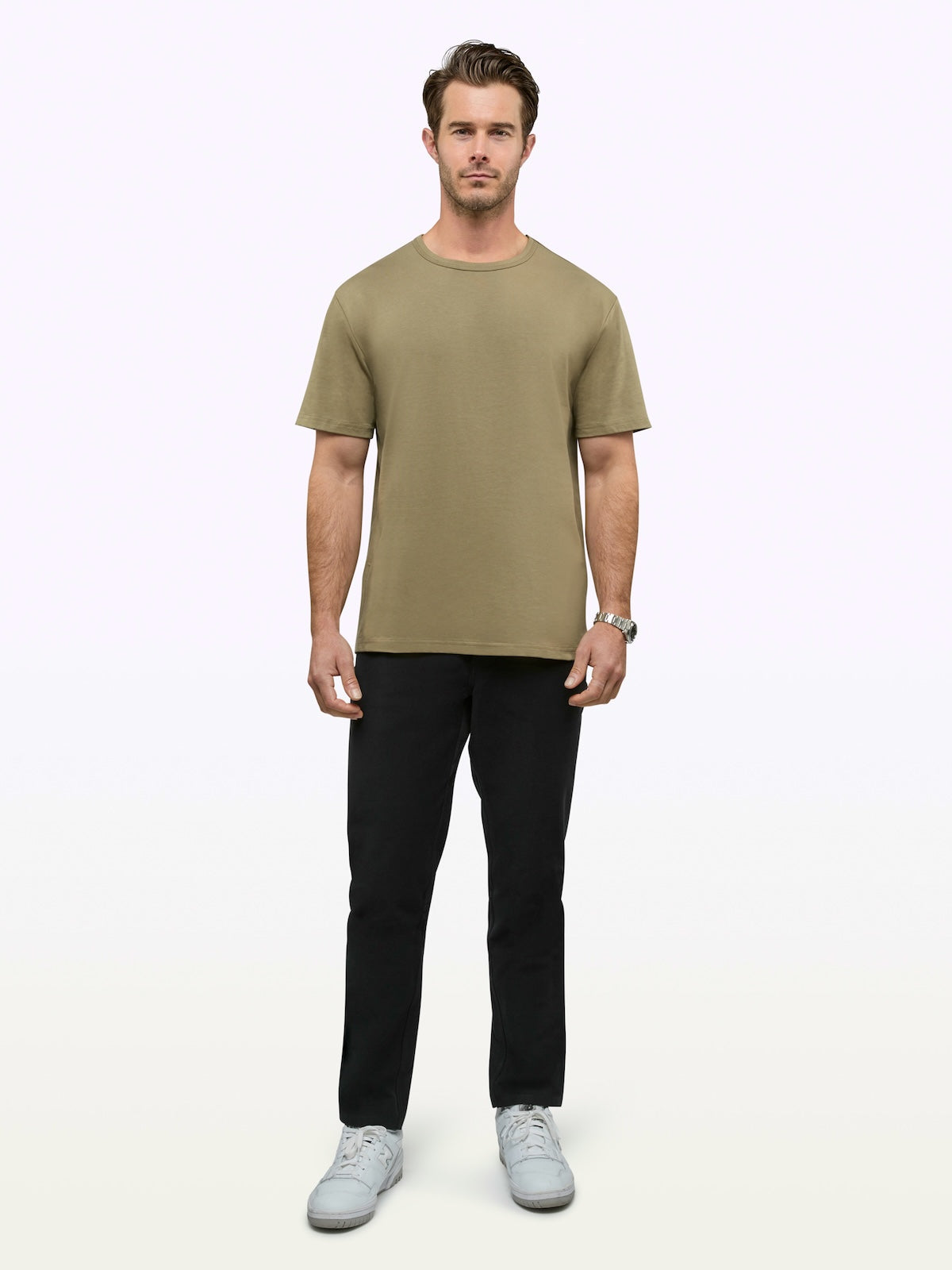 Mens | Overtime Relaxed-Fit Oversized Tee | Bay Leaf