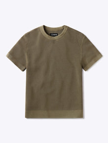 Mens | Portofino Classic-Fit Crochet Tee | Bay Leaf