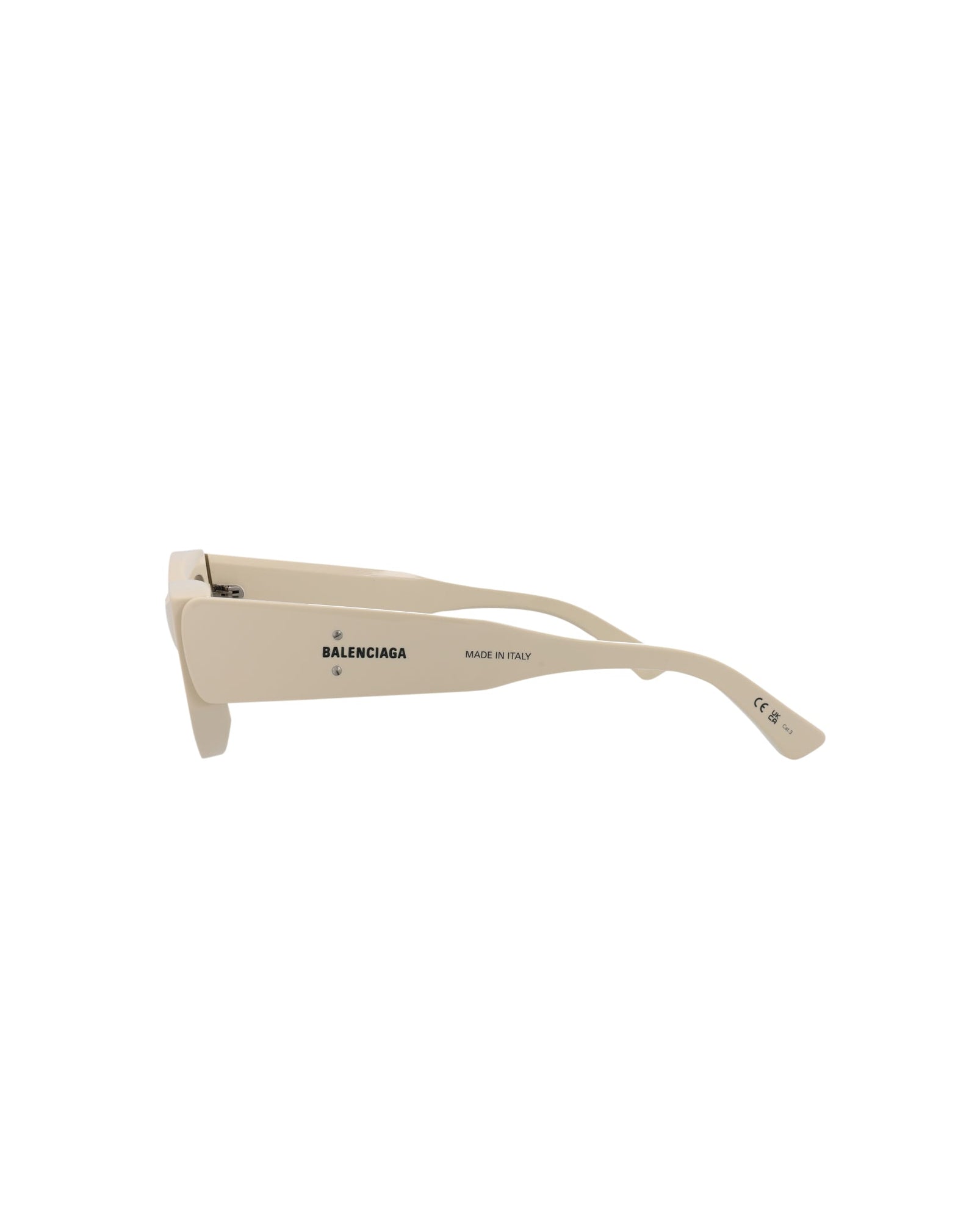 Balenciaga Cat Eye Acetate Sunglasses | Beige