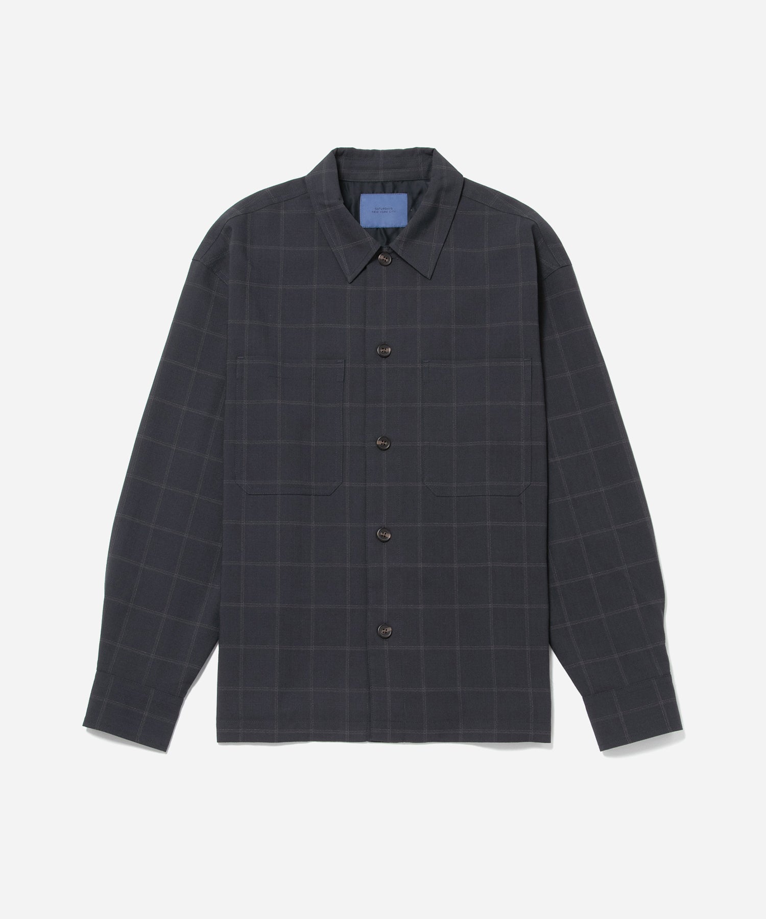 Black | Driessen Gabardine Overshirt