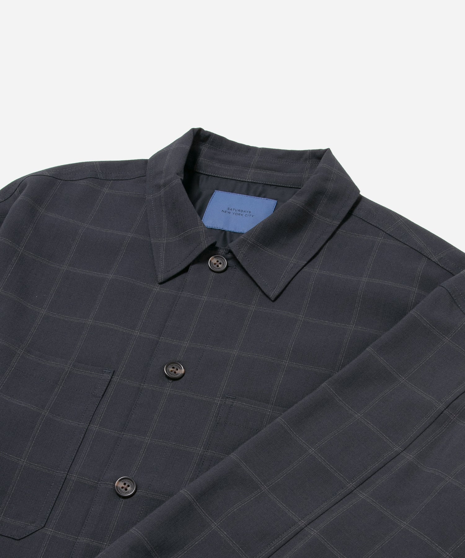 Black | Driessen Gabardine Overshirt