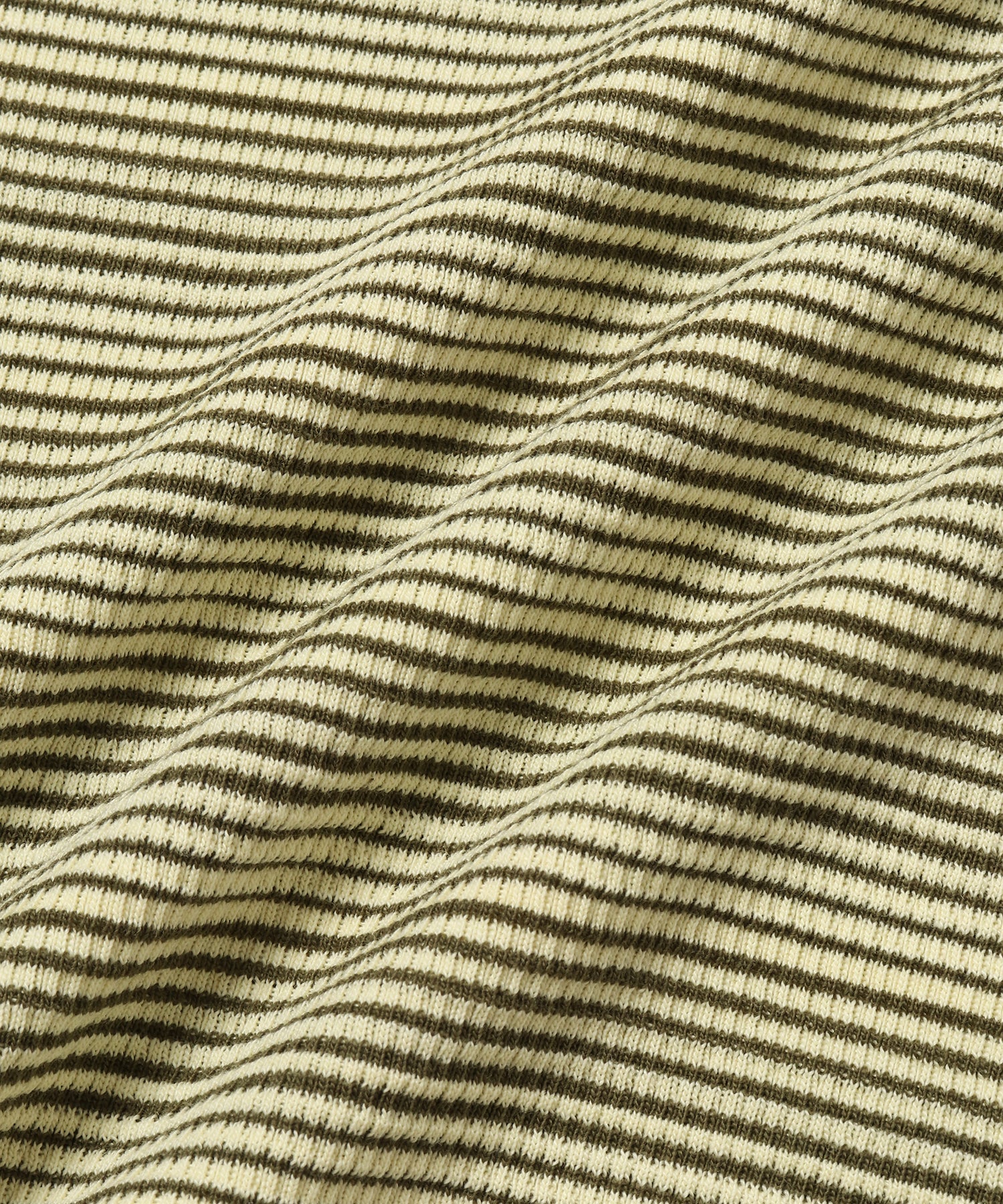 French Vanilla | Striped Waffle Relaxed SS Tee