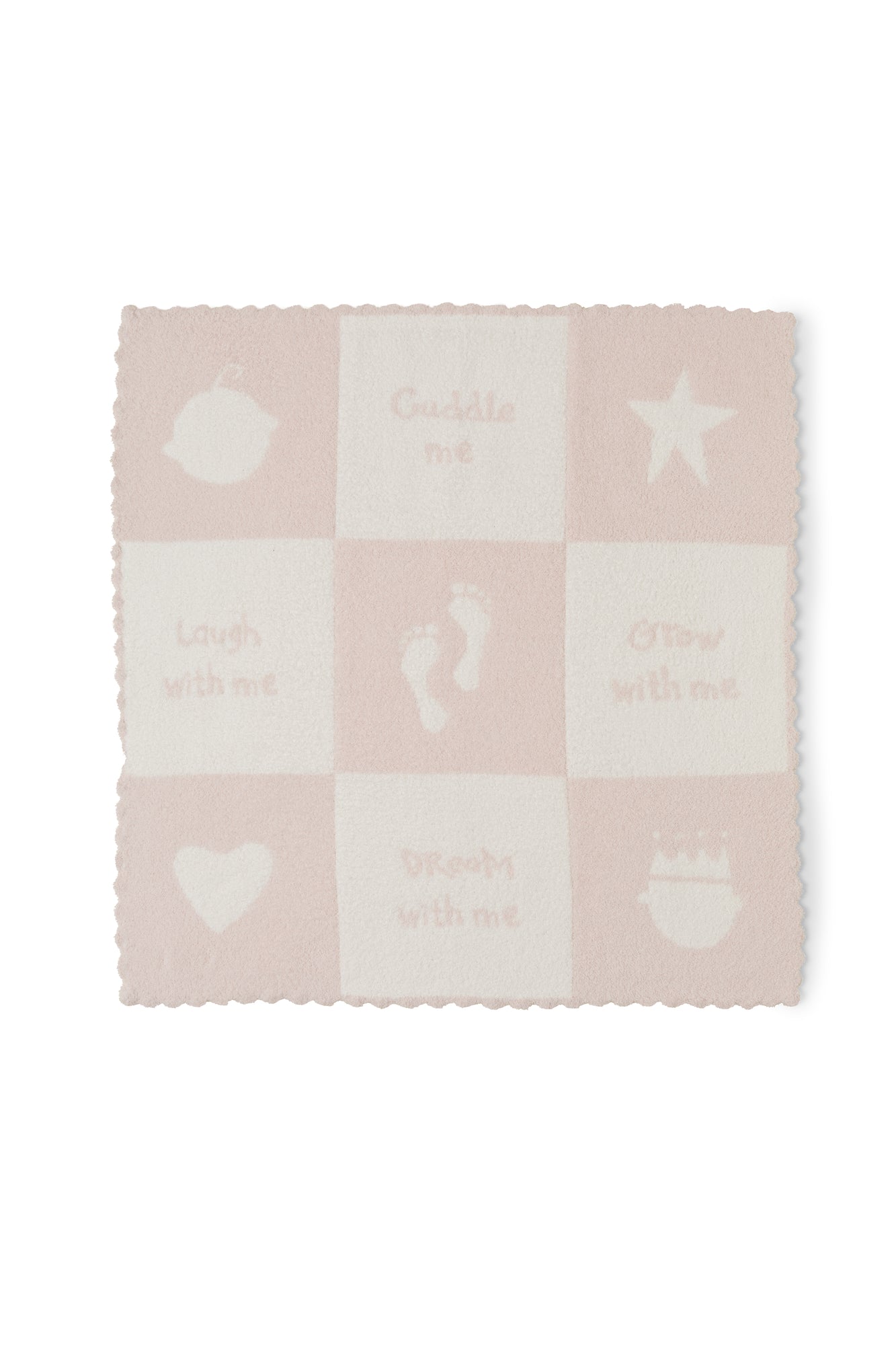 Baby | CozyChic Cuddle Receiving Blanket | Pink/Pearl
