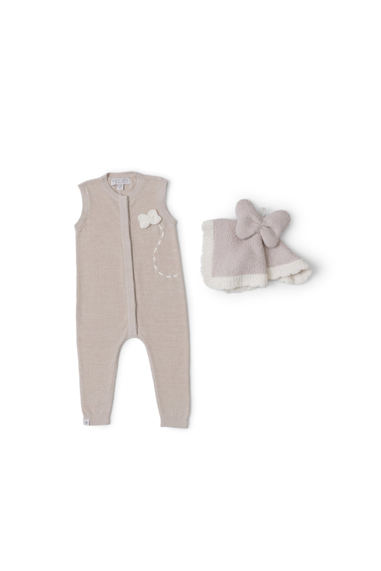 Baby | CozyChic Ultra Lite Butterfly Onesie Set | Stone
