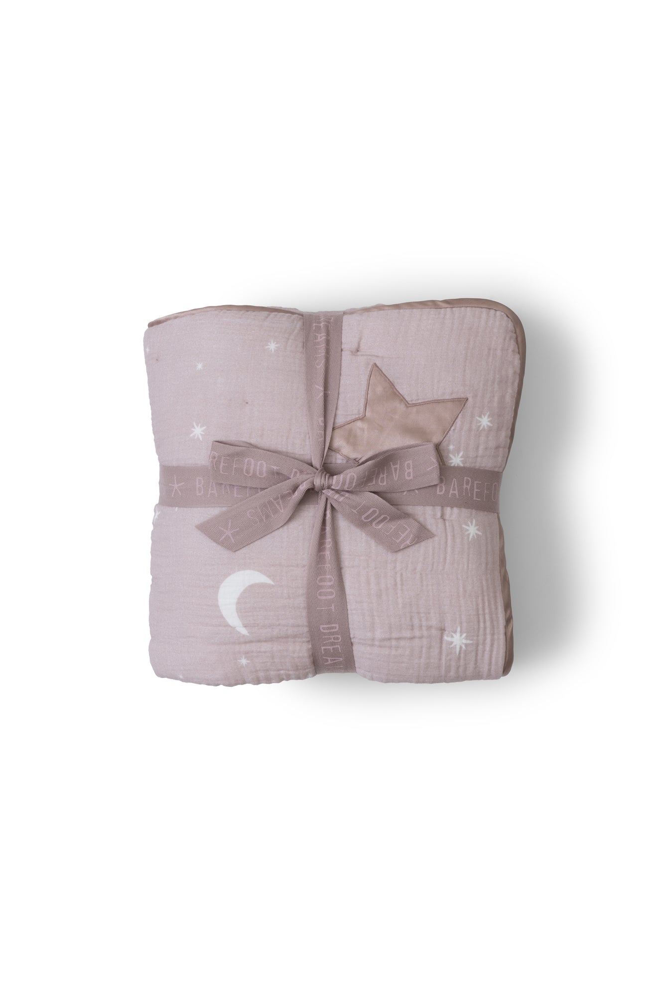 Baby | Organic Cotton Double Cloth Starry Night Quilt | Faded Rose Multi