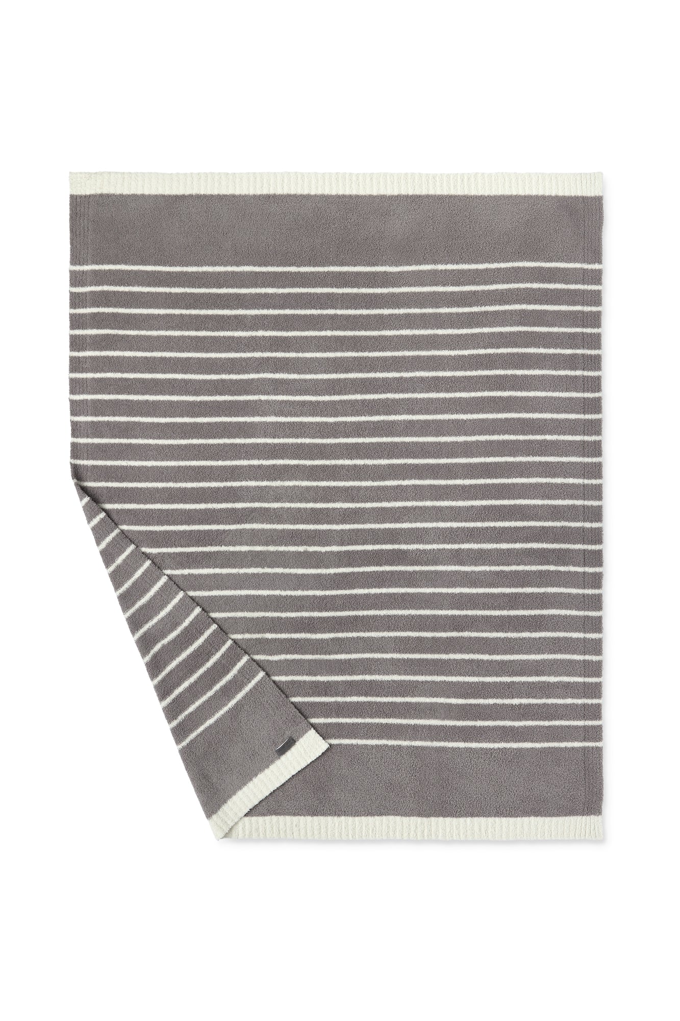 CozyChic Horizontal Stripe Blanket | Beach Rock/Cream