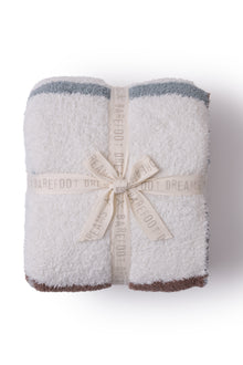 CozyChic Vista Stripe Throw | Cream Multi