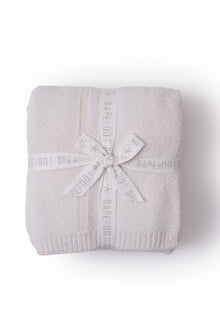 CozyChic Cotton Tonal Plaid Throw | Cream