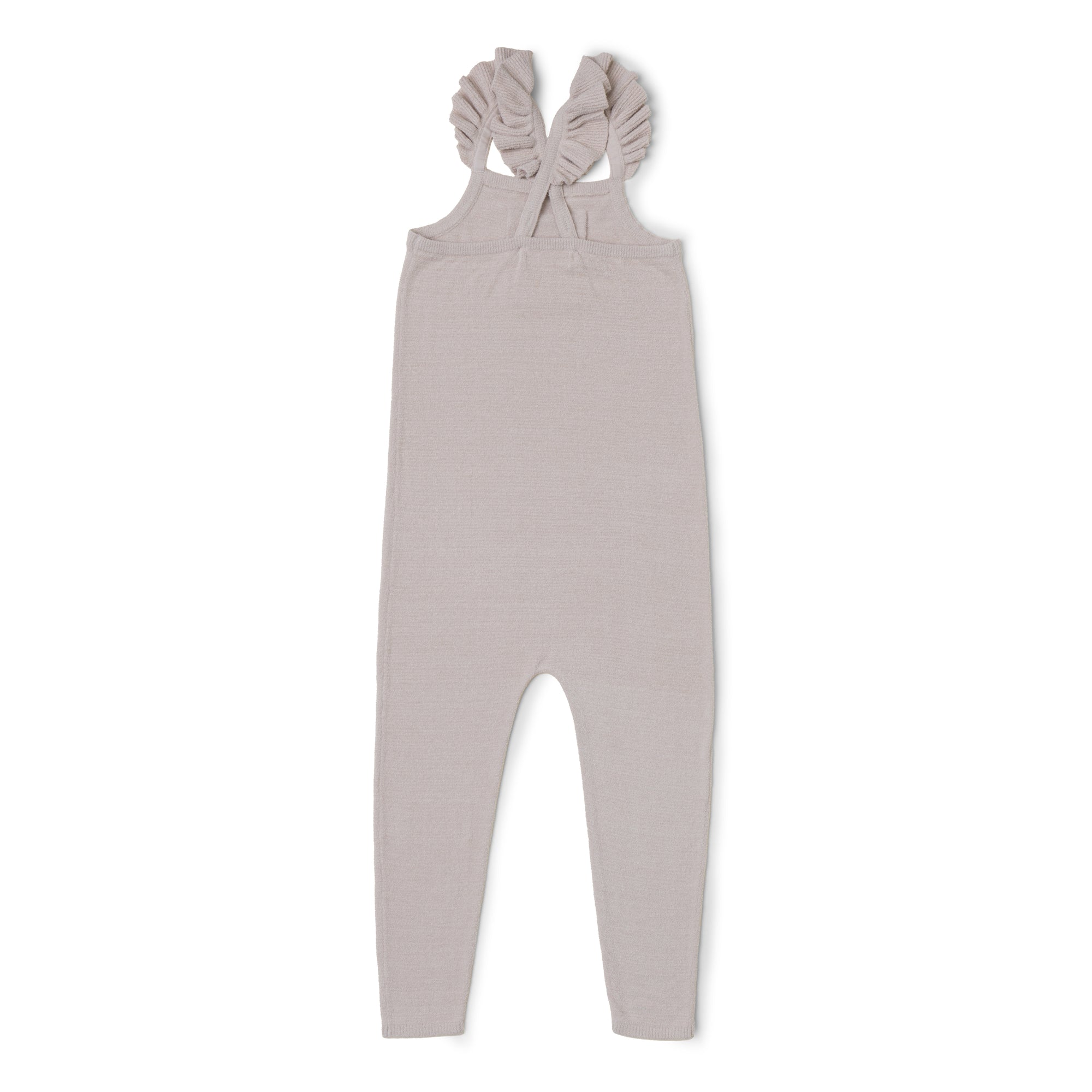 Cozychic Ultra Lite Toddler Ruffle Onesie | Stone