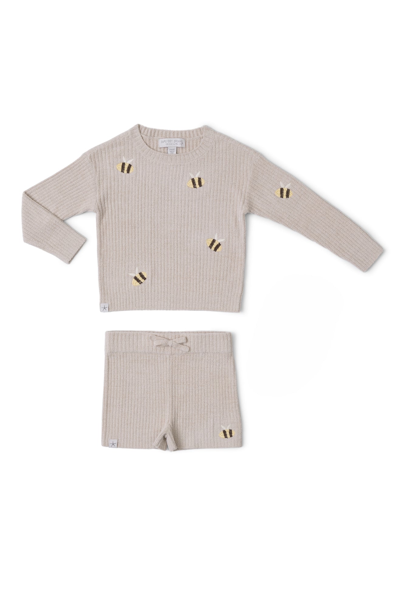 Toddler | CozyChic Ultra Lite Bee Set | Stone