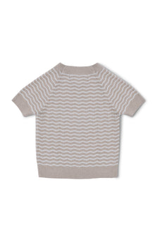 Toddler | CozyChic Ultra Lite Wavy Raglan Tee | Stone/Pearl